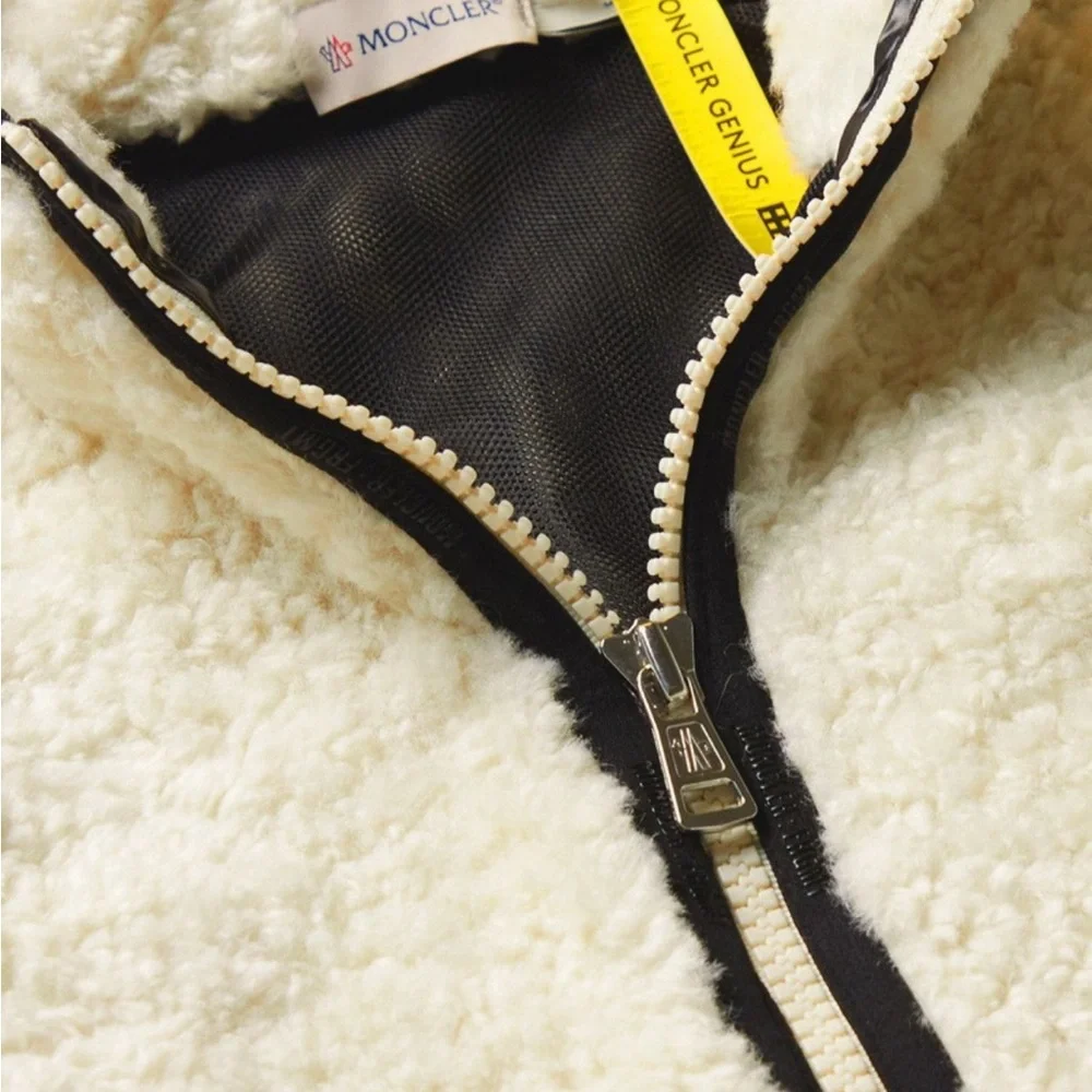 Moncler Genius - 7 Moncler Fragment Wool-Fleece and Jersey Zip-Up Cardigan - Picture 5 of 8